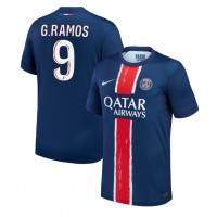 Fotballdrakt Herre Paris Saint-Germain Goncalo Ramos #9 Hjemmedrakt 2024-25 Kortermet